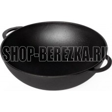 ГАРДАРИКА 1026 чугунная с 2-мя ручками (Wok) д.26см