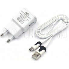 OLTO WCH-4107 СЗУ USB 1A + кабель Type-C