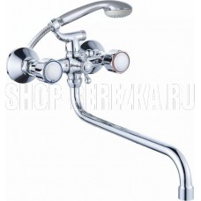 GOTA ROCIO G344510-GOTA Orio Смеситель д/ванны с 2-мя рукоятками с изливом S-30см. перекл.душа