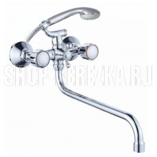 GOTA ROCIO G344510-GOTA Orio Смеситель д/ванны с 2-мя рукоятками с изливом S-30см. перекл.душа