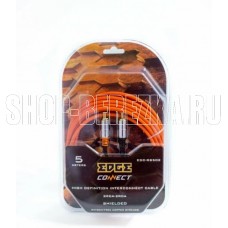 EDGE EDC-RS502 межблочный 5м красный/черный (упак.:1шт)