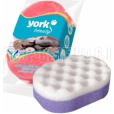 YORK губка для тела овал 011010