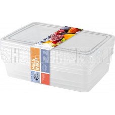 PLAST TEAM PT204312999 Frozen прямоуг. нат. 0,9л (3 предмета)