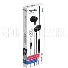 EXPLOYD (EX-HP-1470) 3.5mm/чёрный/1.2М/Easy