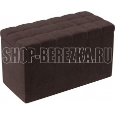 BONMEBEL Квадро Пуф тип 2 ткань коричневая (1 пак.)