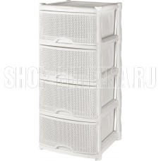 KEEPLEX KL378412048 Ajur четырехсекционный 50х41,5х55,5см белое облако