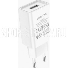 BOROFONE (6974443385670) BA68A Glacier 1USB белый