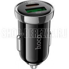 HOCO (6931474757241) Z44 Leading PD20W+QC3.0 car charger черный