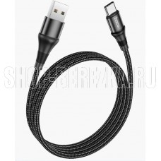 HOCO (6931474734235) X50 Excellent Type C (m) 1.0m - черный