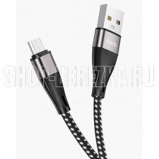 HOCO (6931474741424) X57m USB (m) - microUSB (m) 1.0м - черный