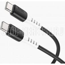HOCO (6931474768599) X82 Silicone Charging Type-C (m) - Type-C (m) 1.0m - черный