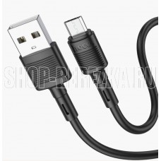 HOCO (6931474770882) X83 Victory MicroUSB (m) 1m - черный