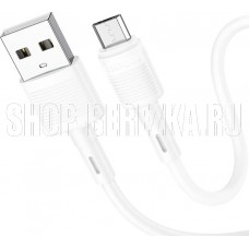 HOCO (6931474770899) X83 Victory MicroUSB (m) 1m - белый