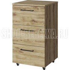 АНРЭКС DOORSET Тумба выкатная 3S. Цвет ДУБ НАВАРРА (1 уп.)