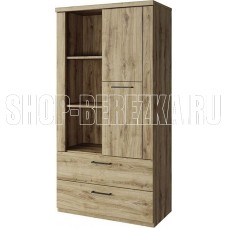 АНРЭКС DOORSET Шкаф 1D2S3N. Цвет ДУБ НАВАРРА (2 уп.)