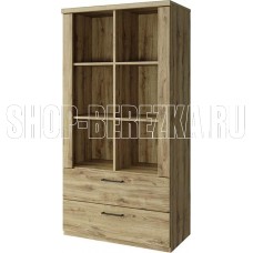 АНРЭКС DOORSET Шкаф открытый 2S6N. Цвет ДУБ НАВАРРА (2 уп.)