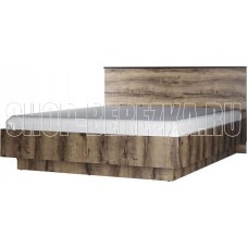 АНРЭКС JAGGER Кровать 160 с подъемником цвет Дуб монастырский /Черный (5 уп.)