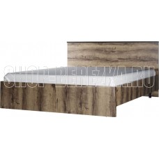 АНРЭКС JAGGER Кровать 160 цвет Дуб монастырский /Черный (3 уп.)