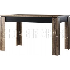 АНРЭКС JAGGER Стол раздвижной цвет Дуб монастырский /Черный (2 уп.)