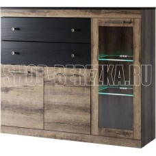 АНРЭКС JAGGER Тумба 1V2D2S цвет Дуб монастырский /Черный (4 уп.) АНРЭКС JAGGER Тумба 1V2D2S цвет Дуб монастырский /Черный (4 уп.)