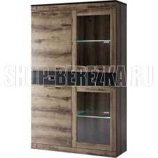 АНРЭКС JAGGER Шкаф с витриной 2V2D1S цвет Дуб монастырский /Черный (3 уп.) АНРЭКС JAGGER Шкаф с витриной 2V2D1S цвет Дуб монастырский /Черный (3 уп.)