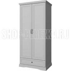 АНРЭКС VALENCIA Шкаф 2DG1S. Цвет СЕРЫЙ (3 уп.)
