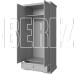 АНРЭКС VALENCIA Шкаф 2DG1S. Цвет СЕРЫЙ (3 уп.)