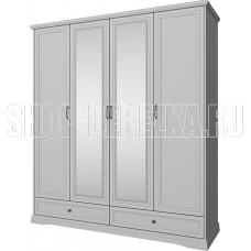 АНРЭКС VALENCIA Шкаф 4DG2S Z. Цвет СЕРЫЙ (8 уп.)