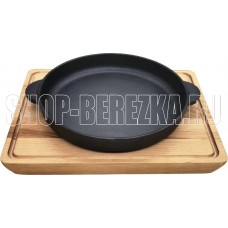 MY REAL IRON COOK MC2160W порц чугун 16см с 2руч на подставке MY REAL IRON COOK MC2160W порц чугун 16см с 2руч на подставке