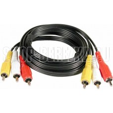 EXPLOYD EX-K-1482 3 RCA - 3 RCA чёрный 3м