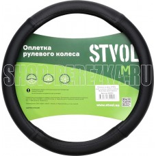 STVOL SWP05 комб. экокожа, карбон - гладкая, М размер, черный
