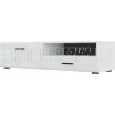НК-МЕБЕЛЬ GLOSS тумба для ТВ-140 Белый/Белый глянец 71373138 (1 кор.)