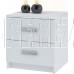 НК-МЕБЕЛЬ ЛОФТ комод 420 с 2-мя ящиками Белый 72230006 (1 кор.)