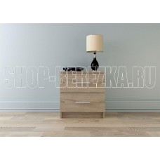 НК-МЕБЕЛЬ ЛОФТ комод 420 с 2-мя ящиками Дуб Сонома 72230008 (1 кор.)