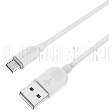 BOROFONE (6957531090014) BX14 USB (m)-microUSB (m) 2.0m - белый