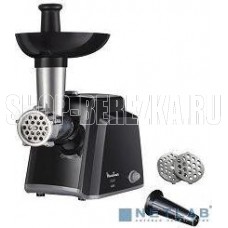 MOULINEX ME105830 Мясорубка, 1400Вт, черный