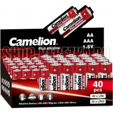 CAMELION (14981) Plus Alkaline COMBO40 20LR6 + 20LR03-CB