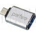 PERFEO (PF_C3002) USB на micro USB c OTG, 3.0 (PF-VI-O012 Silver) серебряный