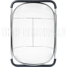 ATTRIBUTE AGS134 Корзина в раковину STEEL TOUCH 34х24см