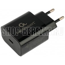 Cablexpert (21076) MP3A-PC-45, QC3.0/PD, 1 порт Type-C, черный, пакет