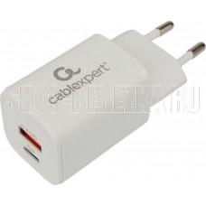 CABLEXPERT (21077) MP3A-PC-42 QC3.0/PD белый