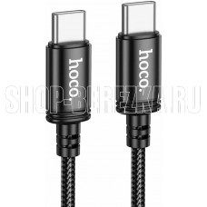 HOCO (6931474788726) X91 Radiance Type C to Type C charging data cable 60W, 3m (черный)