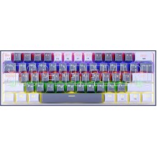 REDRAGON (70675) Fizz Радужн,61 клав,тих,серо-бел.