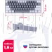 REDRAGON (70675) Fizz Радужн,61 клав,тих,серо-бел.
