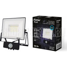 RITTER 53422 2 PROFI 50 Вт 6500К с датчиком движения черный