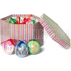 WINTER GLADE Набор ёлочных шаров папье-маше, 14 шт. 7514G063