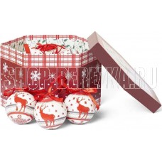 WINTER GLADE Набор ёлочных шаров папье-маше, 14 шт. 7514G189