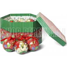 WINTER GLADE Набор ёлочных шаров папье-маше, 14 шт. 7514G219