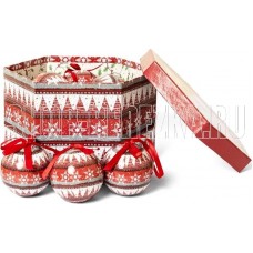 WINTER GLADE Набор ёлочных шаров папье-маше, 14 шт. 7514G227