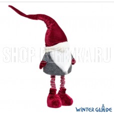 WINTER GLADE Фигурка Гном 80 см на телескопических ногах F2280